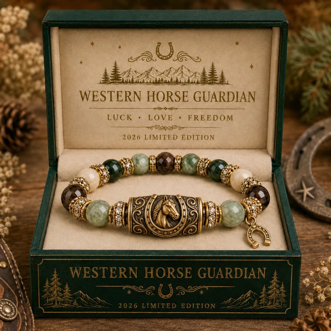 🔥Limited Edition🐎 Western Horse Guardian Crystal Bracelet👍