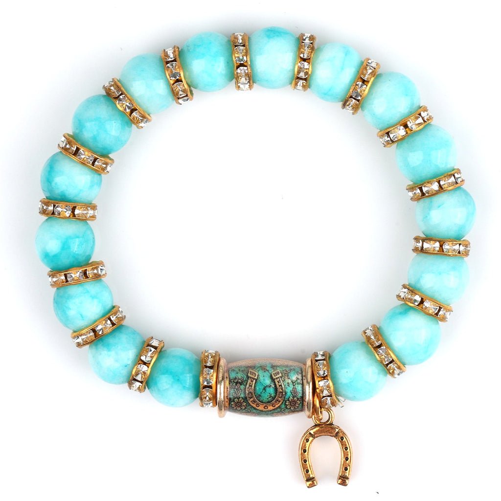 🔥Limited Edition🐎 Western Horse Guardian Crystal Bracelet👍