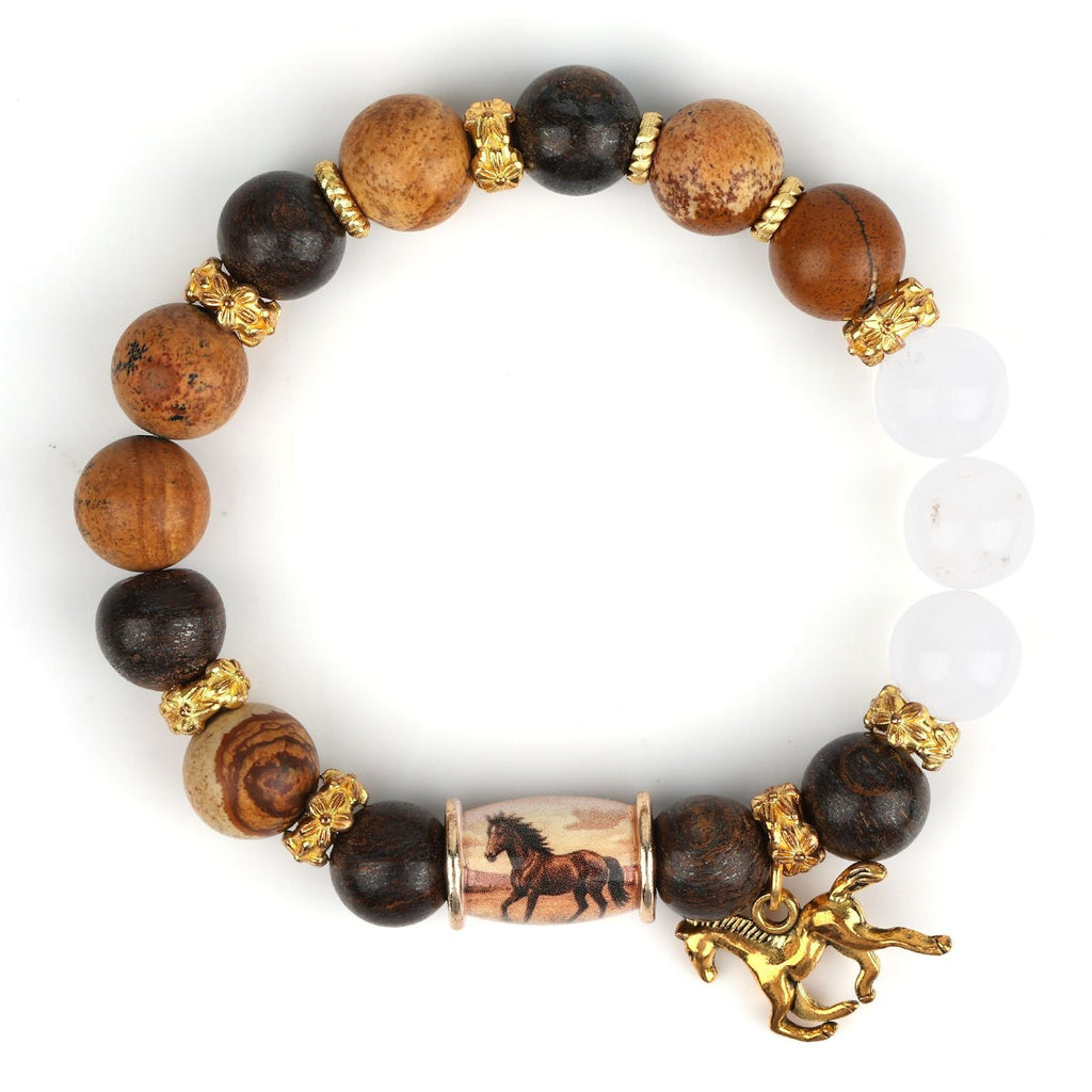 🔥Limited Edition🐎 Western Horse Guardian Crystal Bracelet👍