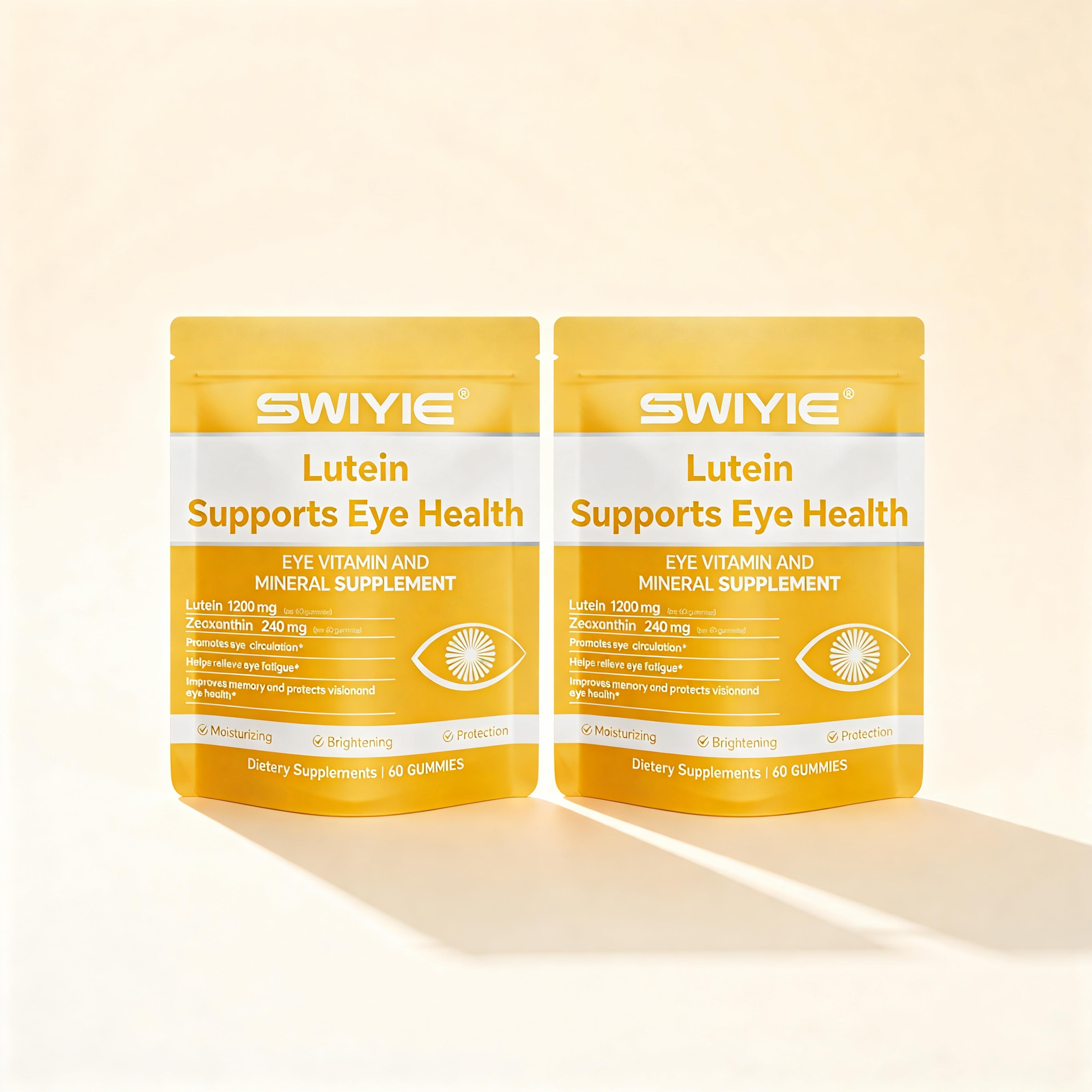 Lutein Gummies for Eye Health – Vision Support Eye Vitamins, Blueberry Flavor, 60 Gummies